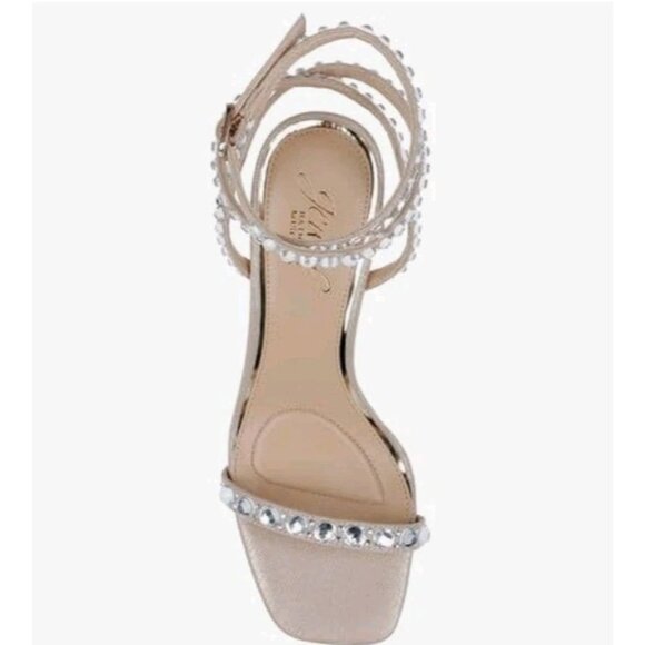 Jewel Badgley Mischka Hosana Stiletto GemstoneStudded Wraparound Strap 11. WS329 - Picture 5 of 6